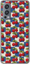 OnePlus Nord 2 5G - Meiden - Cerise - Nourriture - Motifs - Fille - Kids - Enfants - Filles - Coque de téléphone en Siliconen
