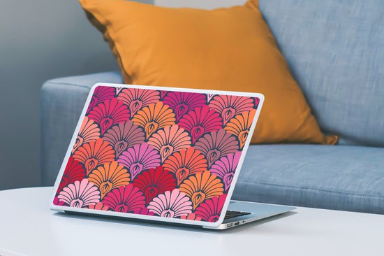 Sticker ordinateur portable - 12,3 pouces - Motifs - Art Deco - Rose -  Fleurs -... | bol