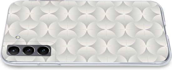 Coque Samsung Galaxy S21 - Motifs - Argent - Rétro - Coque de téléphone en Siliconen -