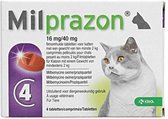 Milprazon Ontworming Tabletten Grote Kat 4 stuks
