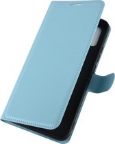 Mobigear Telefoonhoesje geschikt voor Xiaomi Redmi 9A Hoesje | Mobigear Classic Bookcase Portemonnee | Pasjeshouder voor 3 Pasjes | Telefoonhoesje voor Pinpas / OV Kaart / Rijbewijs - Blauw