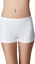 Bamboe Boxershort Dames - 95% Bamboe - 2 stuks - Wit - Maat M - Antibacterieel - Hoge Kwaliteit