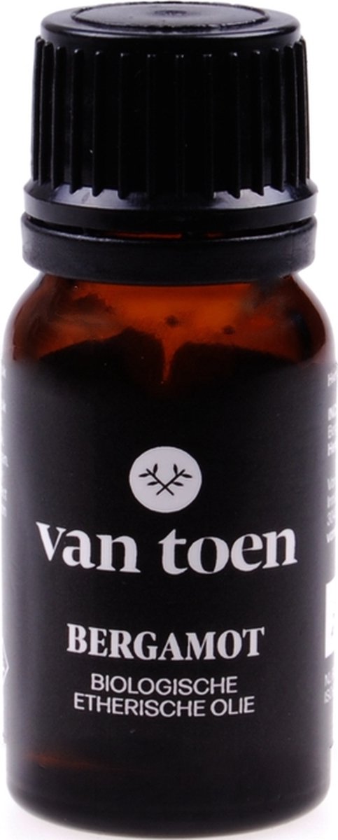 Goedkoopste Biologische etherische olie Bergamot - 10ml - Van Toen