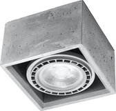 Sollux - Plafondlamp Quatro 1 lichts beton