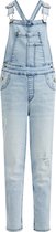 WE Fashion Meisjes super skinny denim tuinbroek met stretch