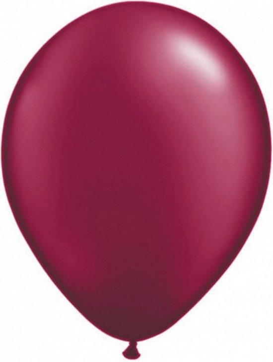 ballonnen 28 cm latex bordeaux rood 100 stuks