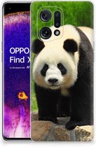 Bumper Hoesje OPPO Find X5 Smartphone hoesje Panda