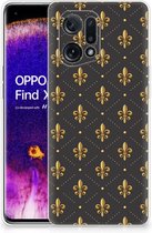 Backcase Siliconen Case OPPO Find X5 Phone Case French Lily