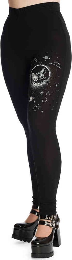 Banned - Legging SPACE CAT - M - Zwart