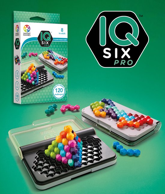 Thumbnail van een extra afbeelding van het spel SmartGames IQ Six Pro