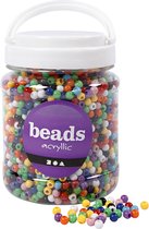 Perles de poney, D: 10 mm, couleurs assorties, 700 ml