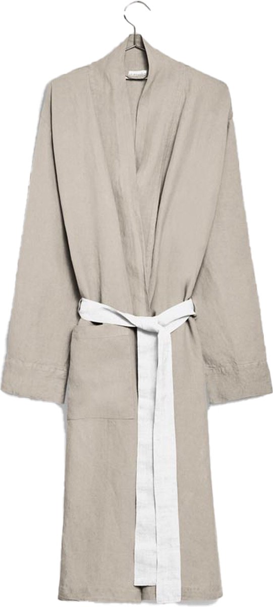 Yumeko kimono badjas gewassen linnen natuurlijk m