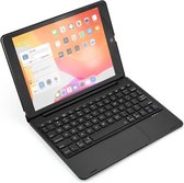 IPS - Apple iPad 2019 Toetsenbord Hoes - 10.2 inch - Bluetooth Keyboard Case - Met Toetsenbord Verlichting en Met Touchpad Muis - Zwart