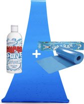 Mara Waterglijmat - Waterglijbaan - Slide and Splash - Glijmat - Watermat - Voor Buiten - Inclusief Zeep - 10 Meter - Blauw