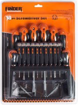 Finder Tools Magnetische Schroevendraaier Set 18-delig