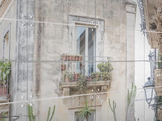 IXXI Scène de Rue Botanique - Décoration murale - Fleurs et Plantes - 100 x 140 cm