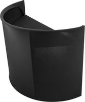 Omnitronic Curved Mobile Event Stand, noir - Table DJ