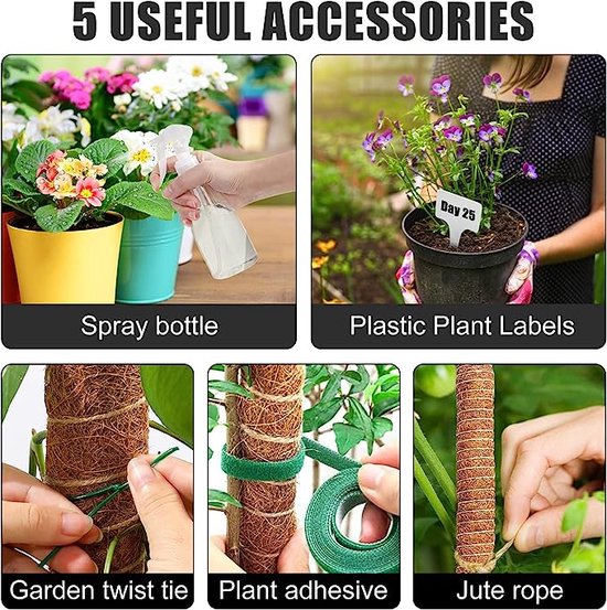 Relaxdays Lot de 10 étiquettes pour plantes, accessoires jardin
