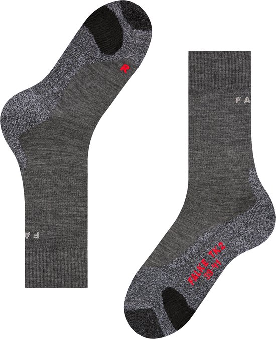 Chaussettes de randonnée femme FALKE TK2 - Gris - Taille 39/40