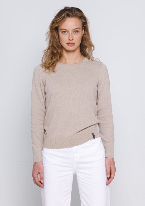 Loop.a Life | FINEST COTTON SWEATER WOMEN | Light Taupe