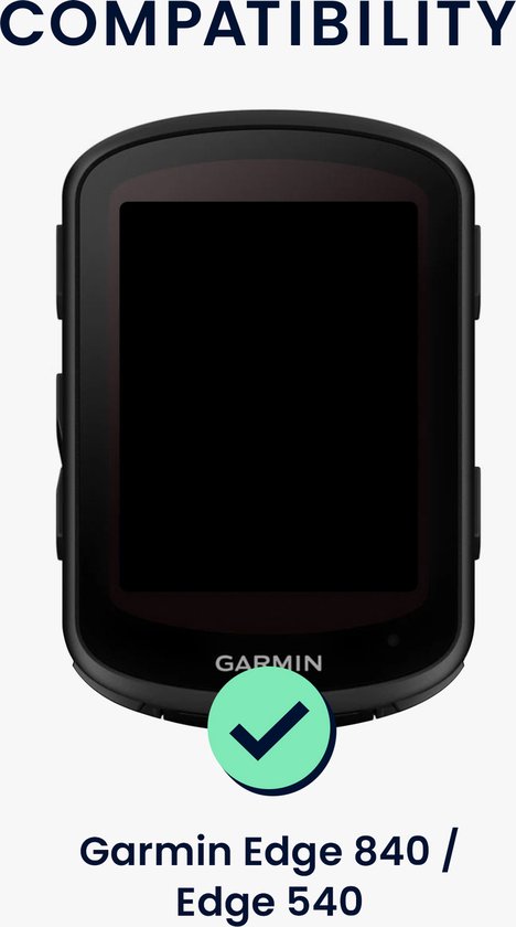 Zwart fietscomputer hoesje, compatibel met Garmin Edge 840 / Edge 540.