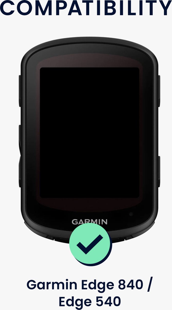 kwmobile fietscomputer gps hoes geschikt voor Garmin Edge 840 / Edge 540 hoesje - Beschermhoes voor fietsnavigatie - Siliconen cover van kwmobile — afbeelding 3