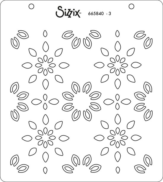 Sizzix • Layered Stencils Floral Borders