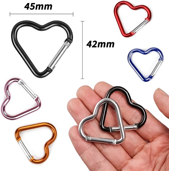 100 stuks kleine karabijnhaken, sleutelhangers, mini-sleutelringen, 25 mm, met ketting, 50 stuks, karabijnhaken, sleutelkarabijnhaken met draaischarnier, 50 stuks voor sleutels, sieraden