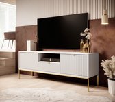 Tiroir de meuble - Meuble TV Navil 2 - Wit - 154 cm