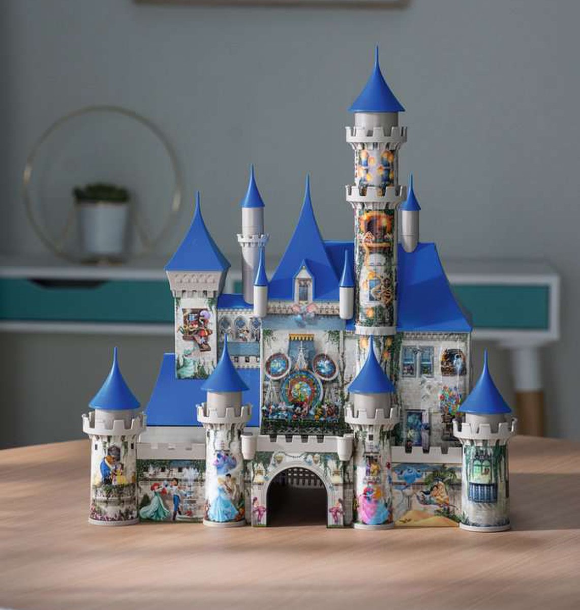 Puzzle 3D maison de bricolage dessin animé princesse château de jardin  château modèle d'apprentissage précoce jouets éducatifs pour les enfants  cadeau