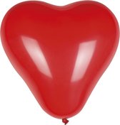 Boland - Ballonnen - Hart 25 Cm Latex Rood 6 Stuks