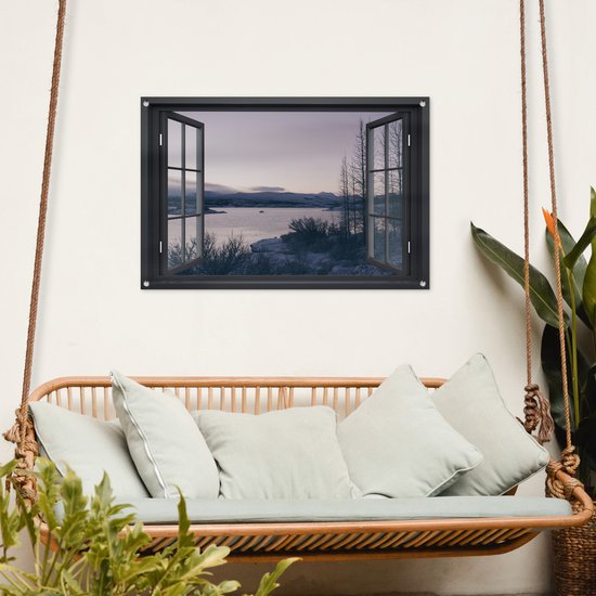 Affiche Jardin Transparent - Berg - Nuit - 90x60 cm