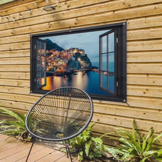Affiche de jardin Transparente - Italie - Mer - 120x80 cm