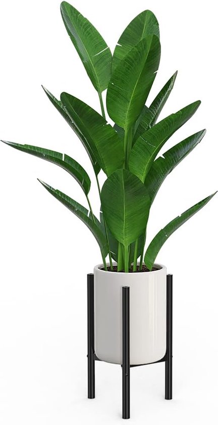 ML-Design Bloemenstandaard set van 2, Zwart, 18x18x56cm / 20x20x76cm, Moderne bloempotstandaard met plantenbak, Stevige metalen plantenstandaard, Bloempothouder 2 stuks, Plantenpot deco Bloemenhouder ML-Design Bloemenstandaard set van 2, Zwart, 18x18x56cm / 20x20x76cm, Moderne bloempotstandaard met plantenbak, Stevige metalen plantenstandaard, Bloempothouder 2 stuks, Plantenpot deco Bloemenhouder