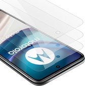 Cadorabo 3x Screenprotector geschikt voor Motorola MOTO G42 - Beschermende Pantser Film in KRISTALHELDER - Getemperd (Tempered) Display beschermend glas in 9H hardheid met 3D Touch