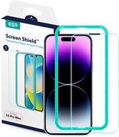 ESR Screen Shield Screenprotector geschikt voor Apple iPhone 14 Pro Max Glazen Screenprotector - Case Friendly + Installatie Frame