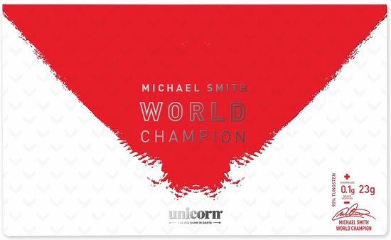 Unicorn Michael Smith 90% World Champion Edition - Dartpijlen - 25 Gram van Unicorn — afbeelding 5