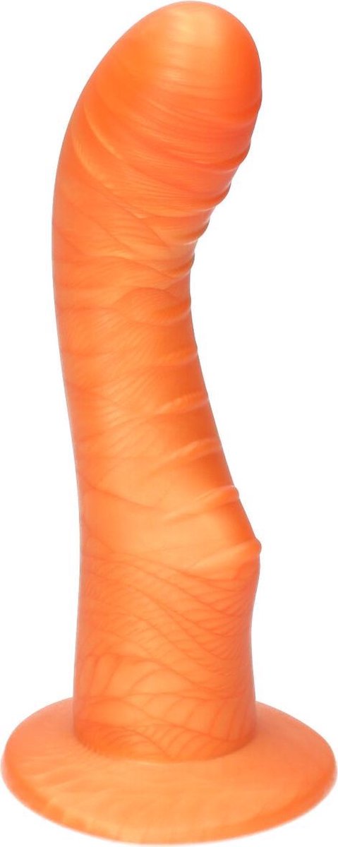 Goedkoopste Ylva & Dite - Kajsa - Siliconen G-spot / Prostaat dildo - Made in Holland - Oranje Geel