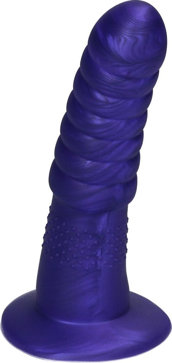 Goedkoopste Ylva & Dite - Aria - Siliconen Anale / Vaginale dildo - Made in Holland - Iridescent Violet Metallic