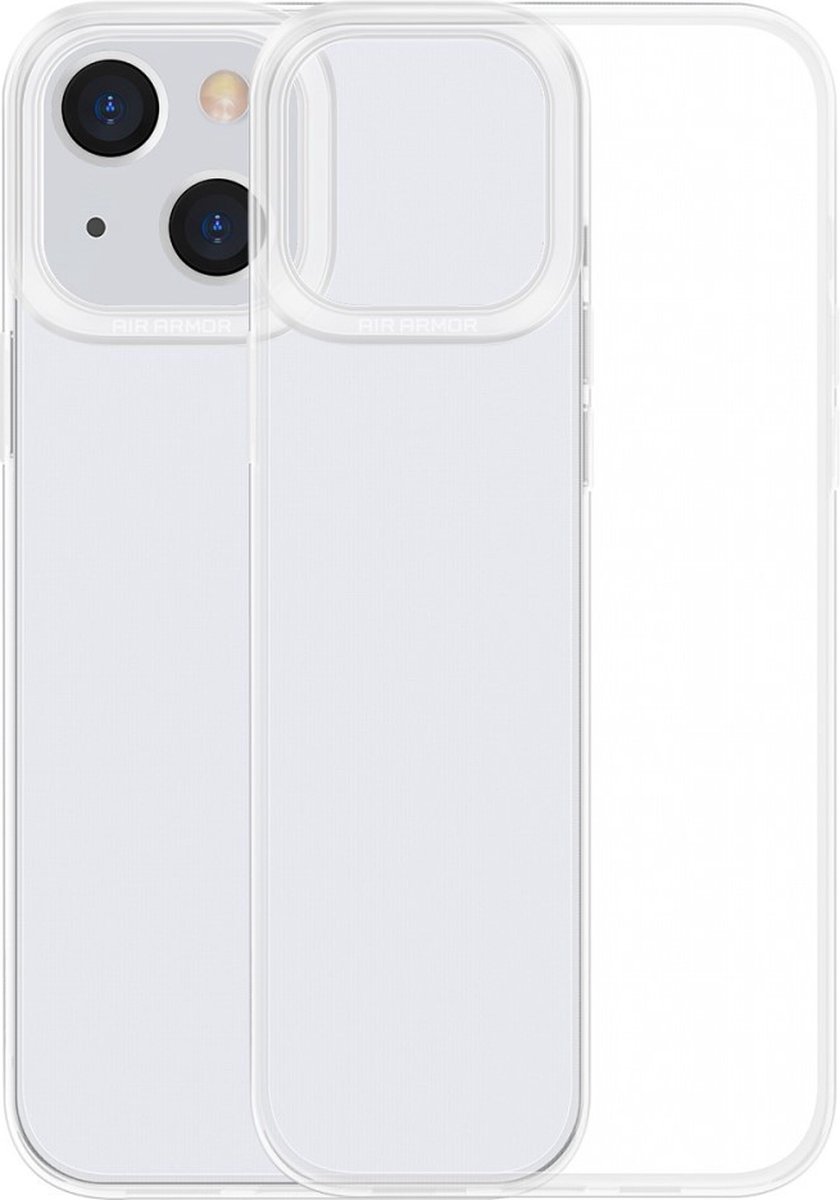 BASEUS Simple Soft TPU Back Cover - Geschikt voor iPhone 13 Hoesje - Transparant