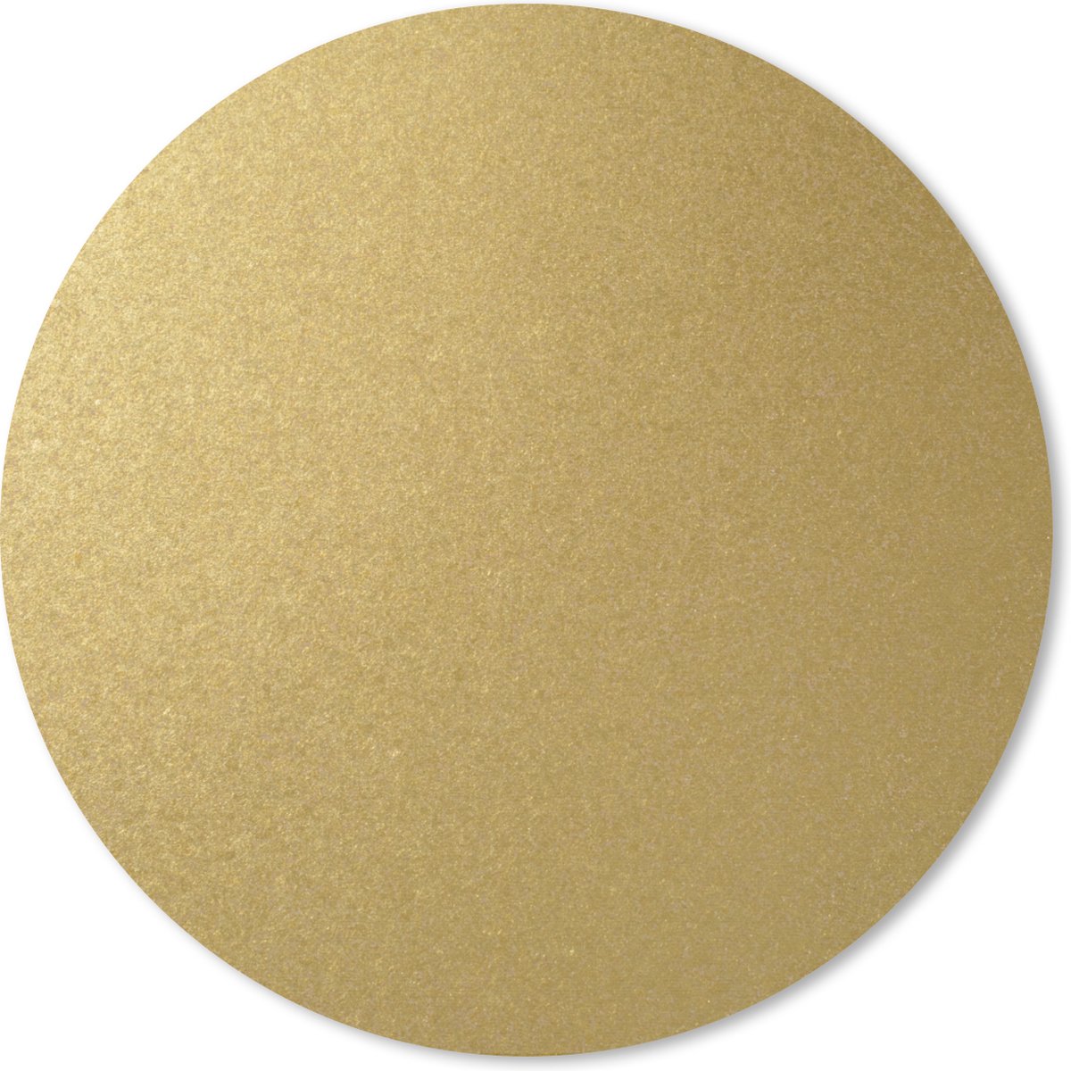 Muismat rond 50x50 cm - Mousepad Goud - Metaal - Luxe - Design - Ronde muismatten