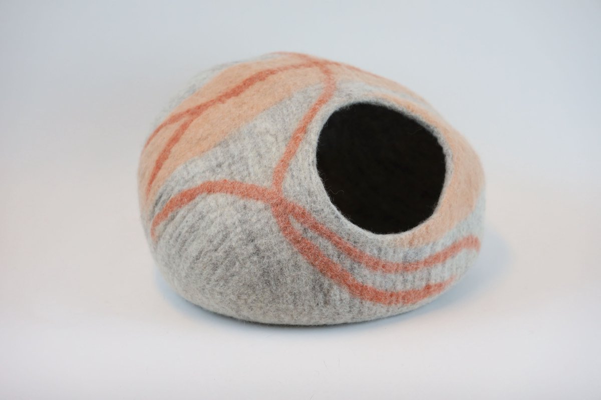 Cat cave kattenmand Terra- grey.