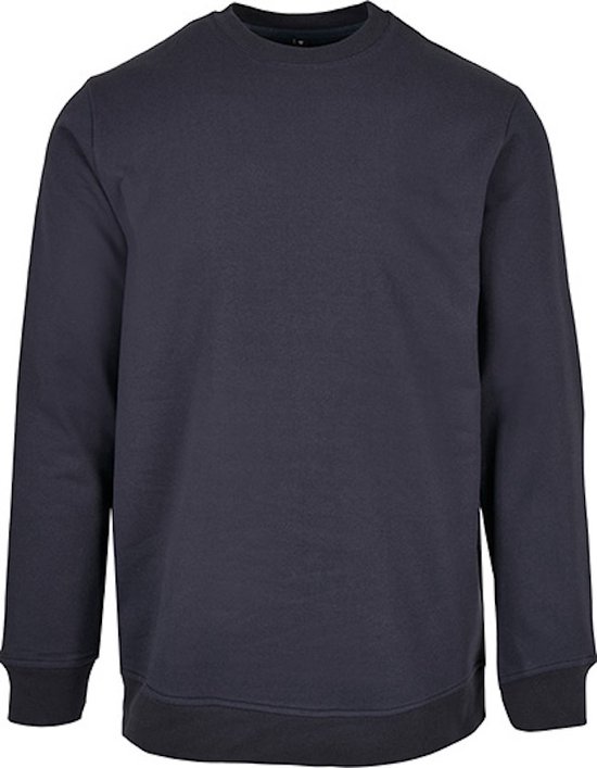 Basic Crewneck Sweater met ronde hals Navy - 5XL
