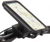 Case Universele mobiele telefoon fietshouder waterdicht voor smartphone 5,0-6,7 inch compatibel met motorhouder (afneembaar, displaybescherming, 360 graden)