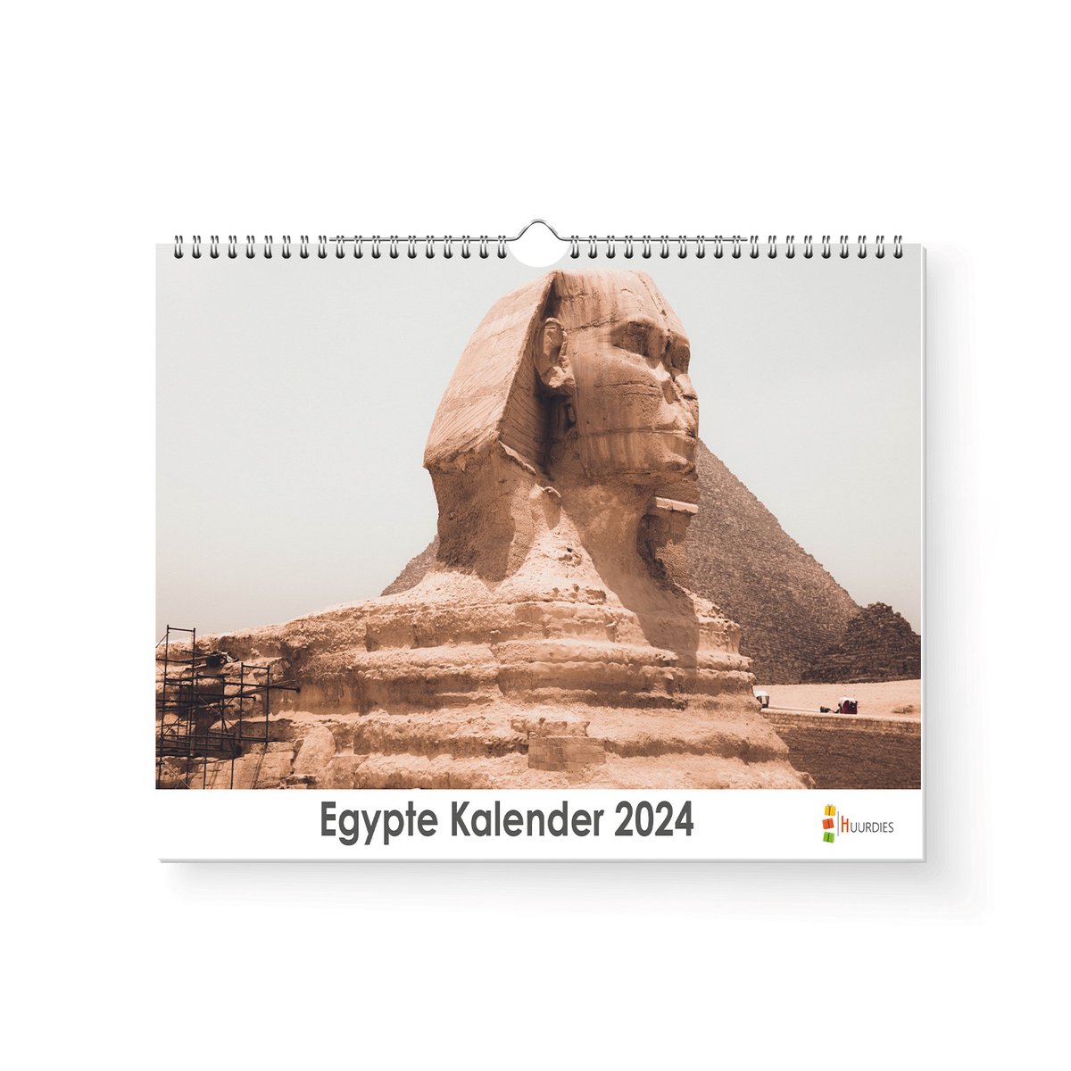 Huurdies - Egypte Kalender - Jaarkalender 2024 - 35x24 - 300gms