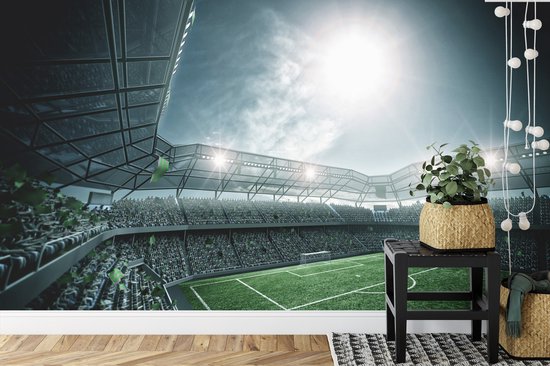 Fotobehang Voetbalstadion - Vliesbehang - 360 x 240 cm