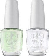 OPI Nature Strong Botanical Base coat & Natural Origin Top Coat - Duo Feed Your Nails