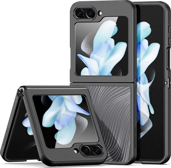 Dux Ducis Aimo Geschikt voor Samsung Z Flip 5 - Back Cover Case Zwart