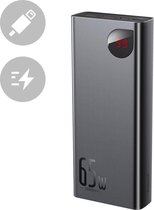 Bol.com Baseus Adaman 65W PD Powerbank 20.000 mAh Fast Charge Zwart aanbieding