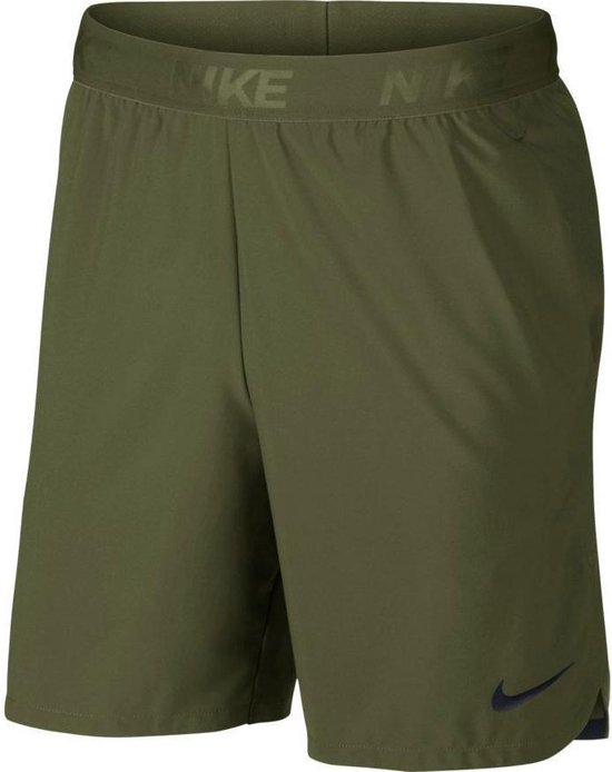 Nike Flex Tennisshort - Shorts - groen - M | bol.com